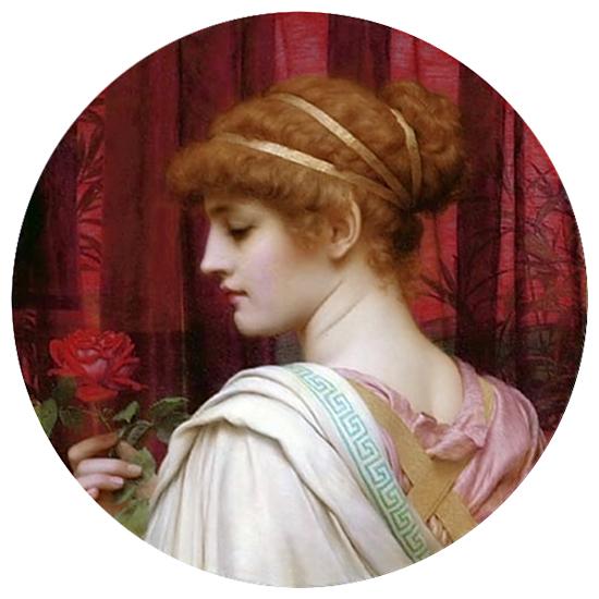 John William Godward Chloris  A Summer Rose oil painting image